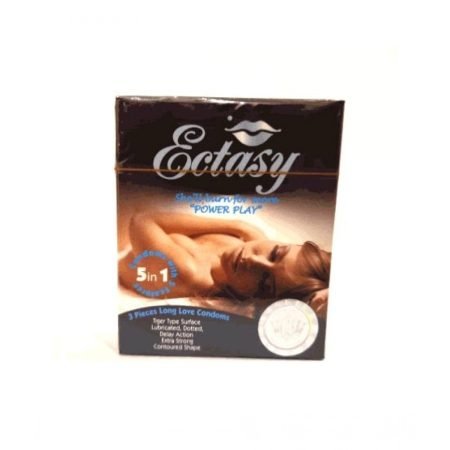 Ectasy 5In1 Dotted Condom Pack Of 3 ishopping