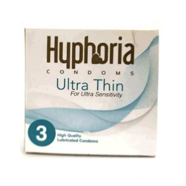 Huphoria Ultra Thin Sensitive Condoms (Pack Of 3) ishopping